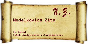 Nedelkovics Zita névjegykártya
